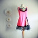 Plus Size Pink Tunic Top 1X 2X Black Zipper Shirt Upcycled Clothing Bohemian Ladies Clothes Sleeveless Tank Top 'OPAL'