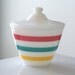 Fire King Fired-On Stripes Grease Bowl