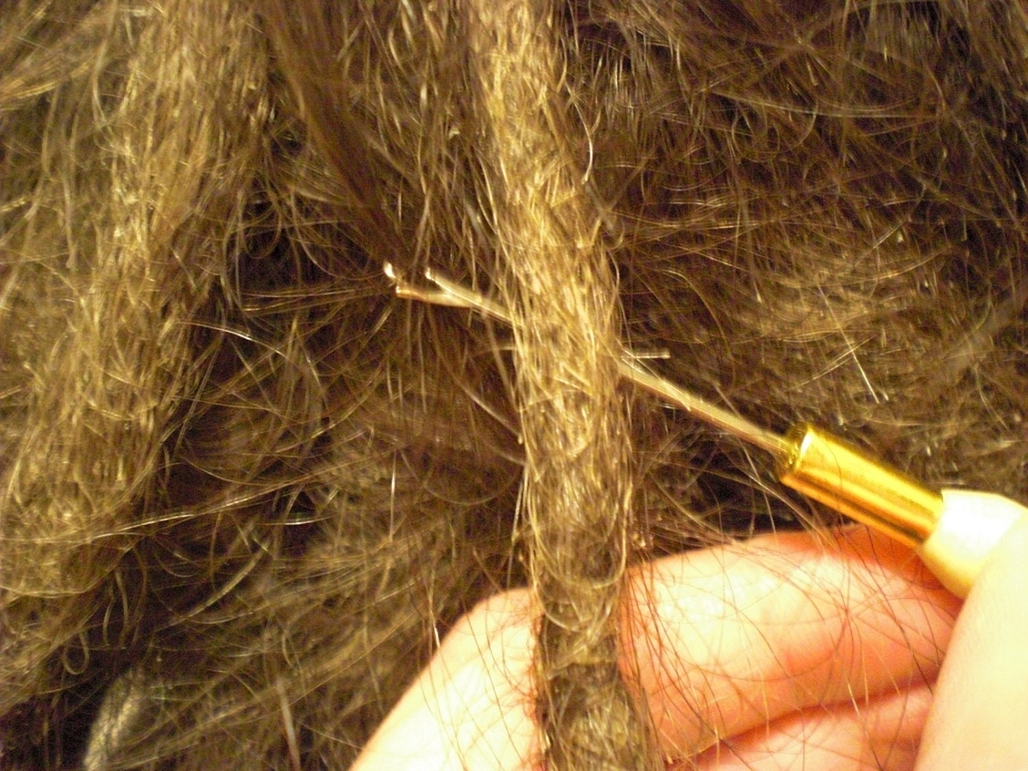 Mini Latch Hook DIY Dread Installation Maintenance Repair by mraur