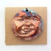 Raku Fired Clay Double Celestial Face Pendant Finding