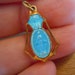Vintage Gold-tone Miraculous Religious Medal - erm51