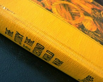 vintage non-fiction book .. The Story of the SECOND WORLD WAR book ...