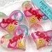 55mm Huge Pop Cute Happy Nerd Glasses Peace Symbol Resin Heart Cabochons - 2 pc set