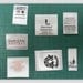 1,000pcs Customer Satin Printed Labels ( White Background with Single Color ) Free Shipping