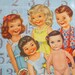 5 Cute Vintage Paper Dolls Boy and Girls