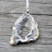 silver agate necklace. sterling silver necklace. dove grey necklace. splurge.
