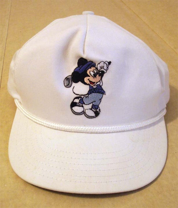 Disney Golf Cap Mickey Mouse Snapback Hat Authentic American