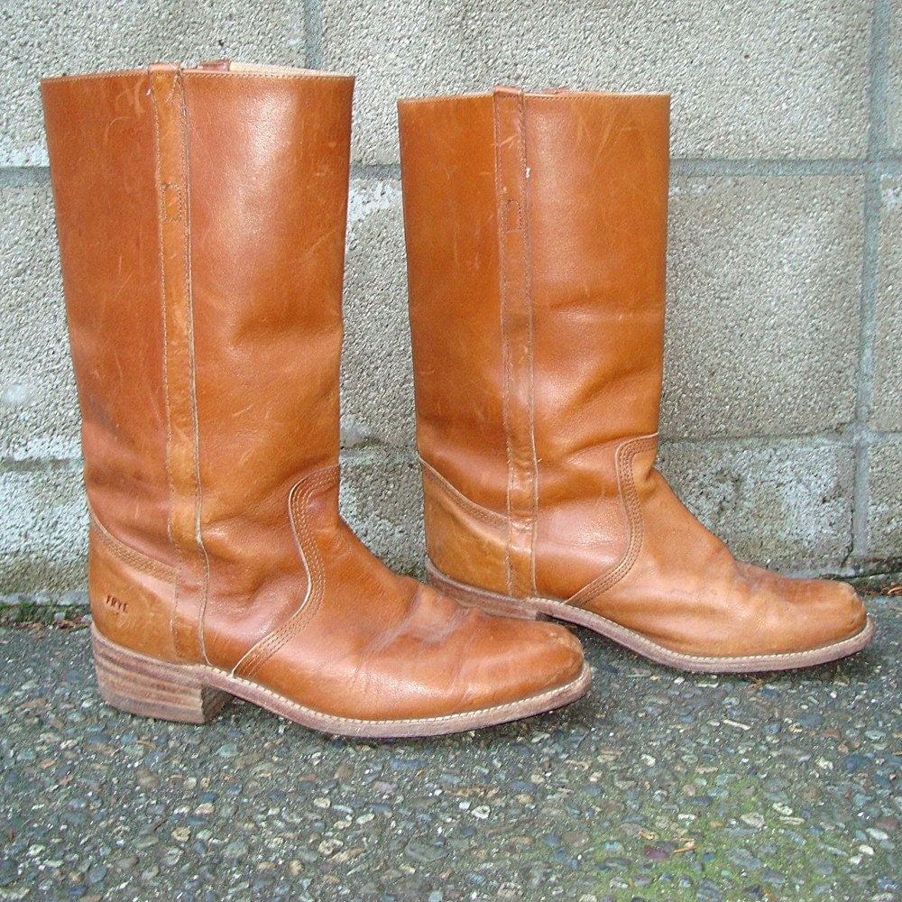 Frye Campus Boots Vintage 1970s Men's size 12 D