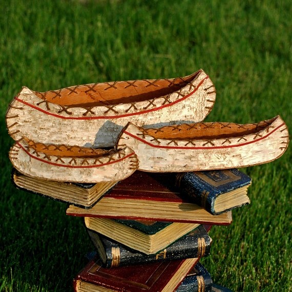 birch bark canoe... home decor... Southewestern style...
