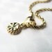 14KT Yellow Gold 2mm Rope Chain and Star Medallion Pendant