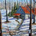 Sweet Sugar Shack large original oil painting by Prankearts