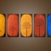 SALE Growing High - HUGE 50 x 20, Heavy Textured Acrylic PAINTING, ready to hang, One of a Kind
