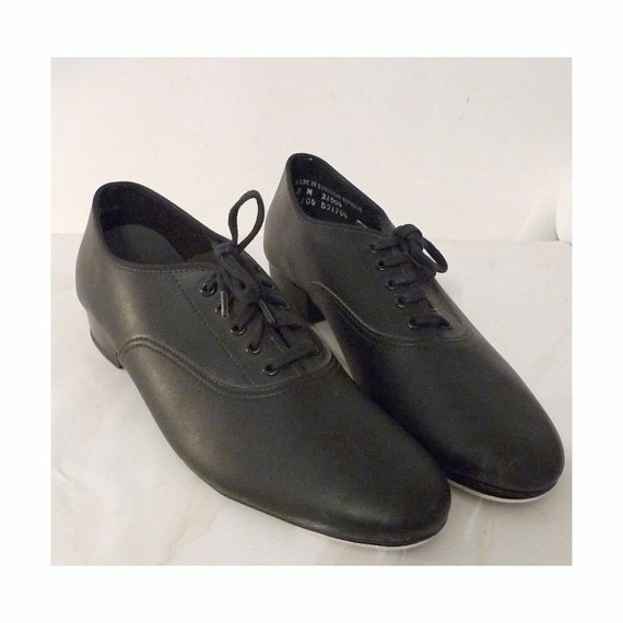 Items similar to sale! Award Black Tap Shoes/Oxford Flat Shoes/ Lace-Up ...