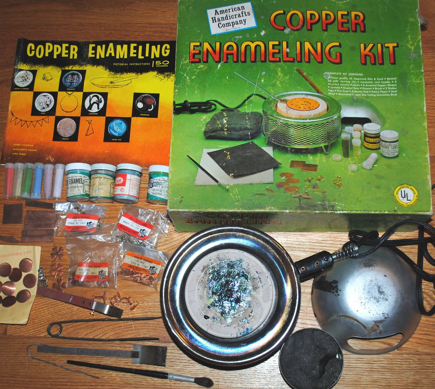 COPPER ENAMELING KIT american handicrafts company