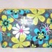 Funky Teal Daisies LAMINATE Tall Mia Bag