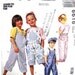 Childs Overalls Pants & Shorts Pattern McCalls 6616 UNCUT Girls Boys Size 4 5 6