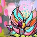 lotus no. 3... original mixed media art.