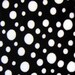 1 yd. Minky Black and White Dot Fabric