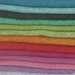 Hand Dyed and Felted Wool in a Combination of Herringbone Fabrics 15" x 6" Number 2822