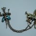 Vintage Dancing Girl and Horse Chatelaine