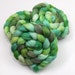 Silk/ Polwarth Wool Roving - Handpainted Felting or Spinning Fiber