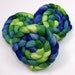 Silk/ Polwarth Wool Roving - Handpainted Felting or Spinning Fiber
