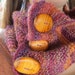 Autumn Love Cowl- Wool Cowl-Handknit-with Wooden Buttons