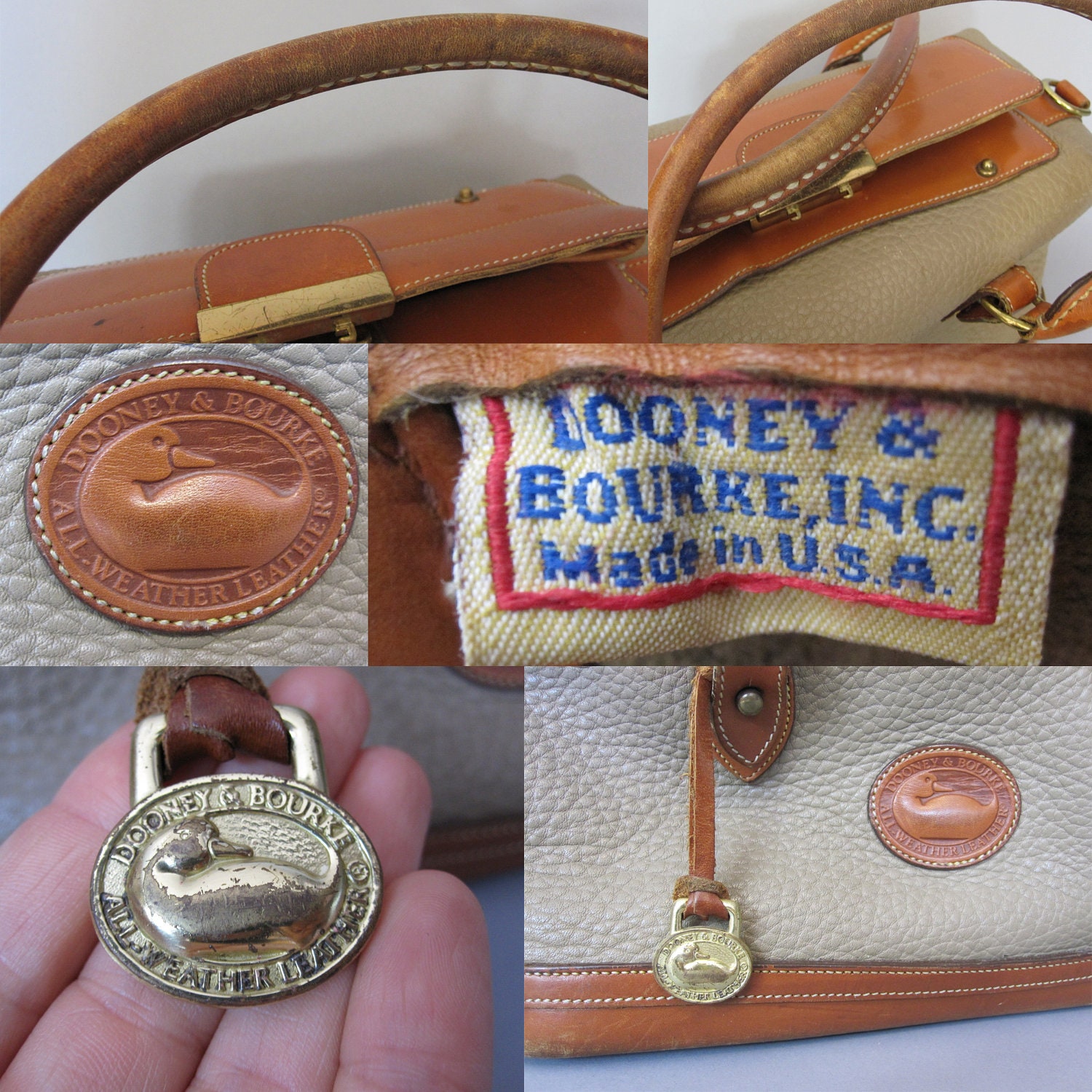 1980s Dooney and Bourke / vintage purse / designer handbag