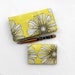 Yellow Checkbook Cover and Card Case Set - Eclipse