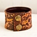 Women's Leather Cuff Bracelet February Valentines Gift Etsy Sale