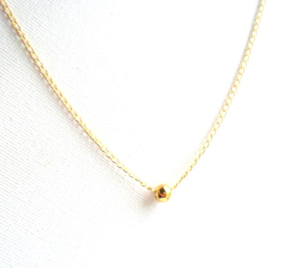 Simple Gold Necklace 14K gold chain everyday simple