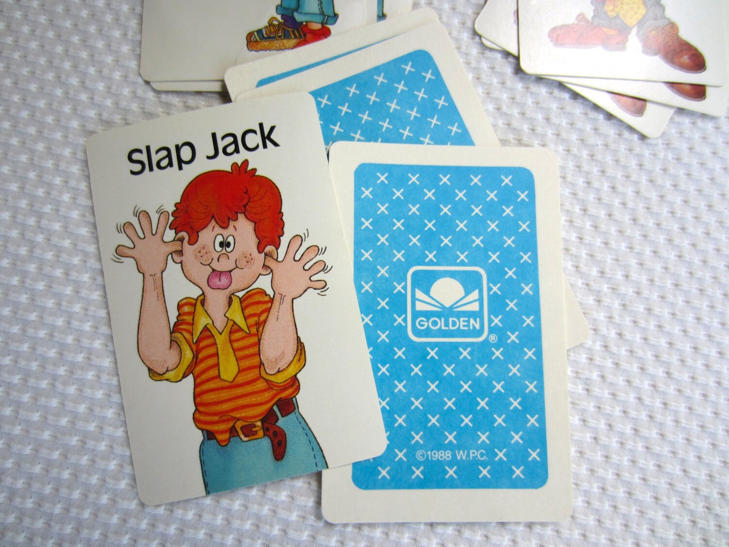 Vintage 1988 Slap Jack Card Game by Golden by corrnucopia on Etsy