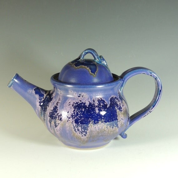 Ceramic Teapot / Pottery Teapot / Personal by CarolBroadleyPottery