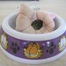 Dinner and Dessert - Shrimp Cat Toys, Bag of Organic Catnip and Cat Bowl -DDS