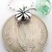 1968 IRISH Coin CHARM Necklace- 1968 IRISH Shilling
