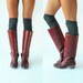 70's Vintage Burgundy Leather Frye Boots / Campus Riding Boots / 9 10 39