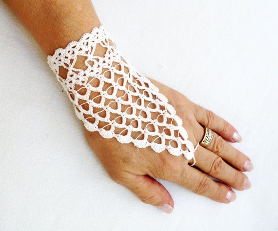 PDF Tutorial Crochet Pattern Fingerless Crochet Wedding