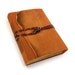 Old Aged Stained Paper Leather Journal in Medieval Style - Stitched and Bound