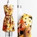 60s A-Line Floral Beach Dress