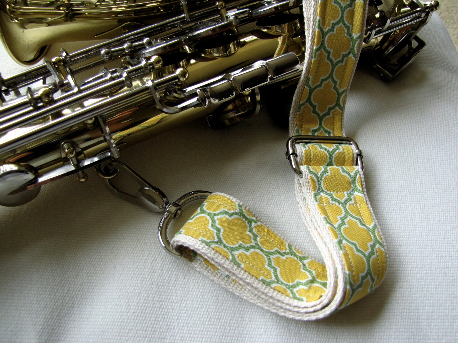 Saxophone Neck Strap 1.5 Heavy Duty Quatrefoil