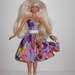 Pretty dress and bag for barbie doll