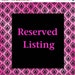 Reserve Listing for jennifer