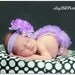 Photo Prop Set- Chiffon Ruffle Bum Baby Bloomer and Headband Set Lavender- Choose your Size - Photo Prop- MY2LILPIXIES