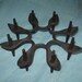 Dansk Iron Candleholder Modern Brutalist IHQ Denmark