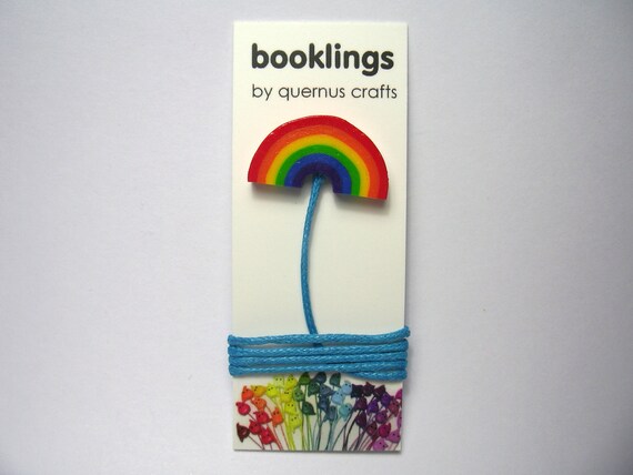 items similar to rainbow bookmark on etsy