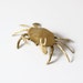 vintage brass crab ashtray