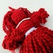 Red Yarn Doll / Ju Ju Baby / Spirit Doll "Miss Red"