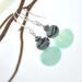 Aqua Boogie Glass Earrings