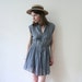 Vintage 50s Dainty Floral n' Pearls Sheer Dress