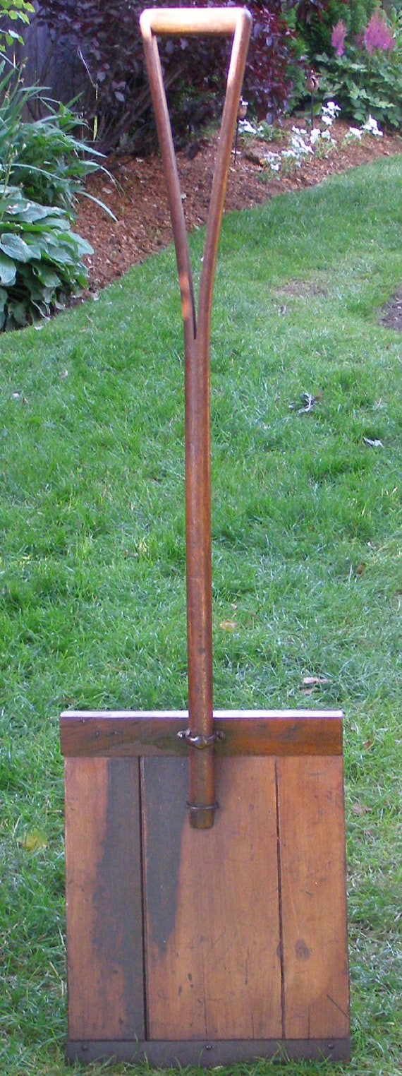 Vintage Wooden Snow Shovel By Artswilde On Etsy